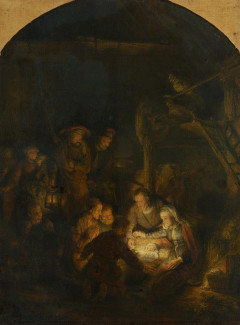 Rembrandt - Anbetung der Hirten